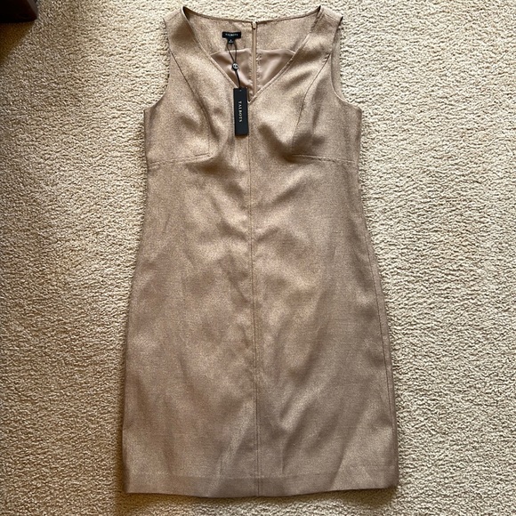 Talbots Dresses & Skirts - Talbots Dress/ Talbots Metallic Gold Sheath Dress